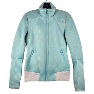PUMA Jacket Womens Small Gray Full-Zip Casual Fleece Outdoor Athleisure Running